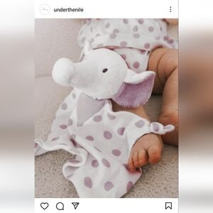 Under the Nile Under the Nile Organic Cotton Baby Elephant Blanket NWT